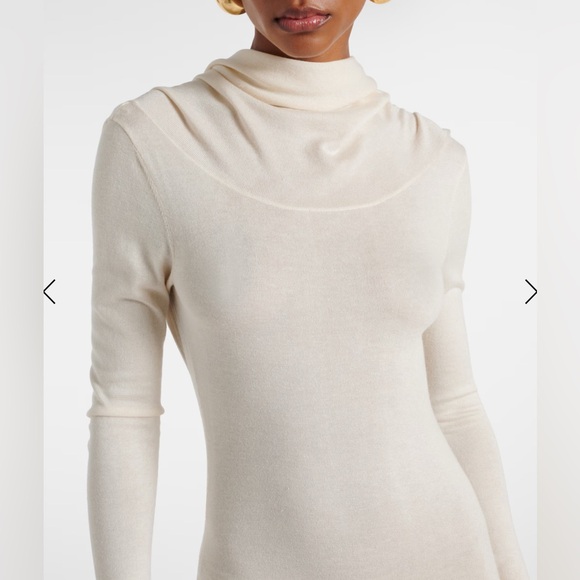 AYA MUSE Viva knitted silk and cashmere maxi dress - Picture 7 of 8